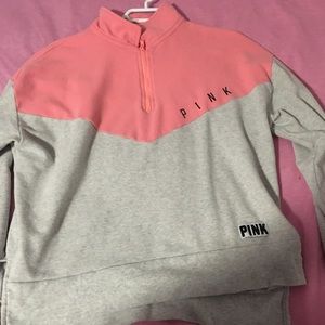 Victoria’s Secret PINK half zip hoodie
